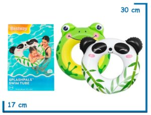 BESTWAY SALVAVIDAS ANIMALITOS SURTIDO 79 X 85CM