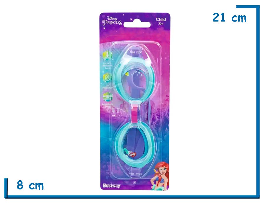 BESTWAY ANTIPARRA DISNEY PRINCESA LA SIRENITA +3 AÑOS