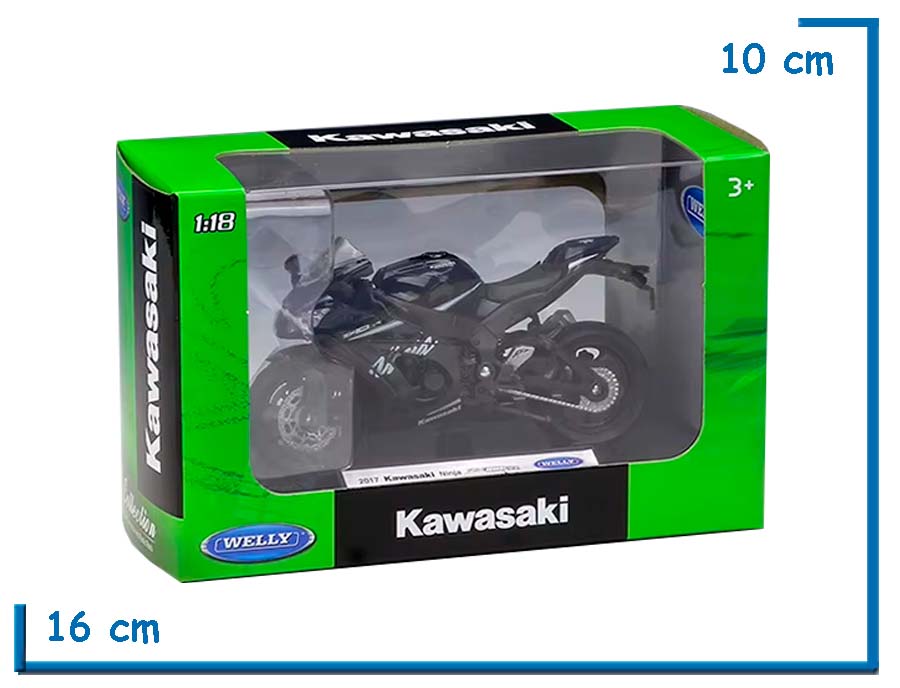 WELLY MOTO 1.18 2017 KAWASAKI NINJA ZX10 RR