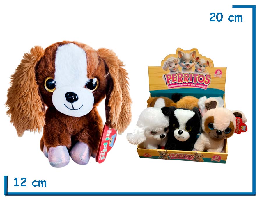 PELUCHE PERRITOS COCKER 20CM