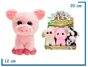 PELUCHE ANIMALES DE LA GRANJA CERDITO 20CM