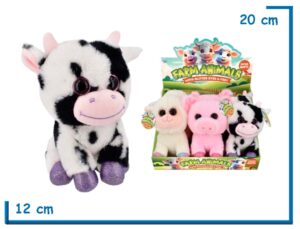 PELUCHE ANIMALES DE LA GRANJA VAQUITA 20CM