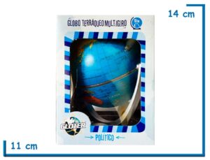 GLOTER GLOBO TERRAQUEO MULTIGIRO POLITICO 10CM