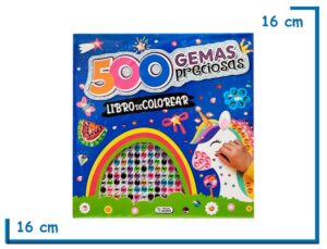 L.500 GEMAS PRECIOSAS LIBRO DE COLOREAR UNICORNIO