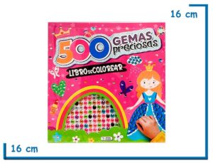 L.500 GEMAS PRECIOSAS LIBRO DE COLOREAR PRINCESA