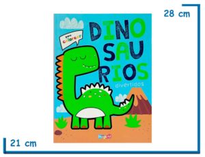 LIBRO PARA COLOREAR DINOSAURIOS DIVERTIDOS