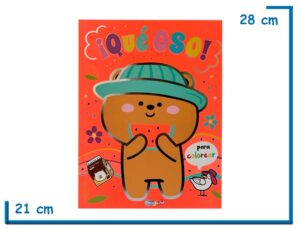 LIBRO PARA COLOREAR QUE OSO