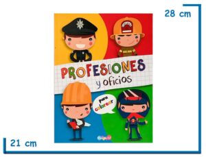 LIBRO PARA COLOREAR PROFESIONES Y OFICIOS