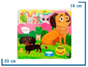 LIBRO TOCA Y SONRIE MASCOTAS