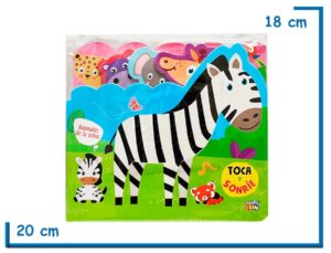 LIBRO TOCA Y SONRIE ANIMALES DE LA SELVA