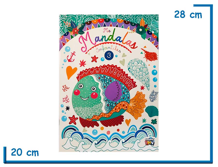 LIBRO MIS MANDALAS INFANTILES 3 PECECITO