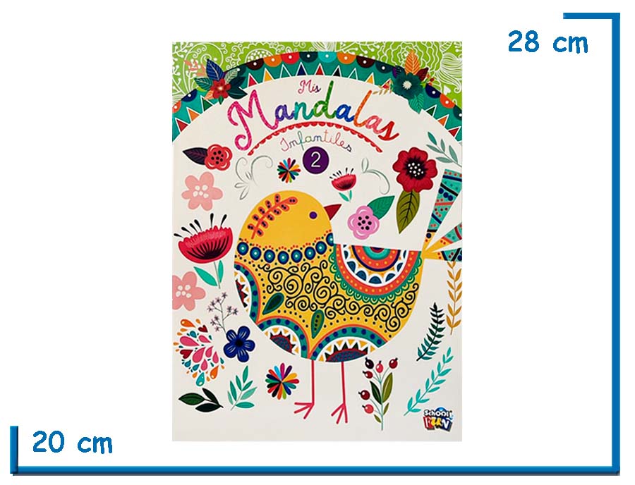 LIBRO MIS MANDALAS INFANTILES 2 PAJARITO