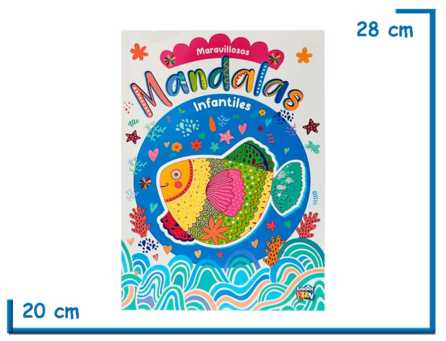 LIBRO MARAVILLOSAS MANDALAS INFANTILES PECECITO