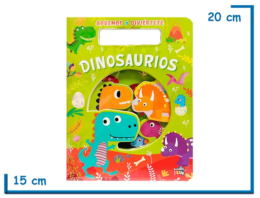 LIBRO APRENDE Y DIVIERTETE DINOSAURIOS