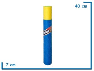LANZA AGUAS AZUL 40CM EN BOLSA DE RED
