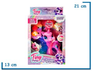 TINY PONY LILA CON GOMITAS PARA EL PELO