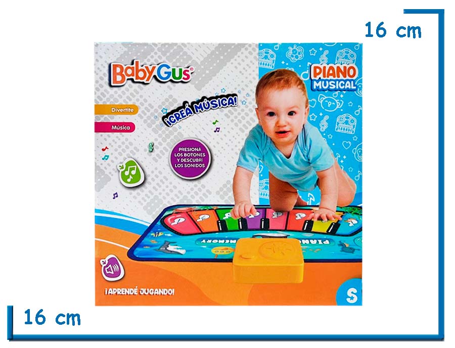 BABY GUS ALFOMBRA PIANO MUSICAL FONDO DEL MAR EN CAJA