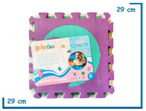 BABY GUS PISO DE GOMA EVA ENCASTRABLE UNICORNIO  9PZS
