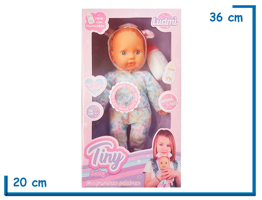 TINY BABY MIS PRIMERAS PALABRAS BEBE ROPA JIRAFA CON SONIDO