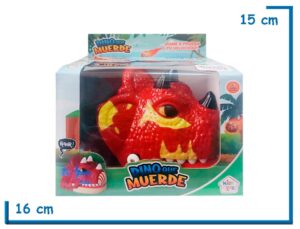 KIDS CLUB DINO QUE MUERDE MANCHAS AMARILLAS TRICERATOPS MEDIANO