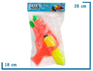 BASE-X SPLASH PISTOLA DE AGUA MEDIANA CON BOMBA EN BOLSA
