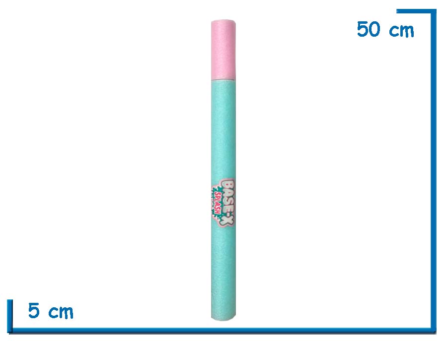 BASE-X SPLASH  LANZA AGUAS CELESTE 50CM