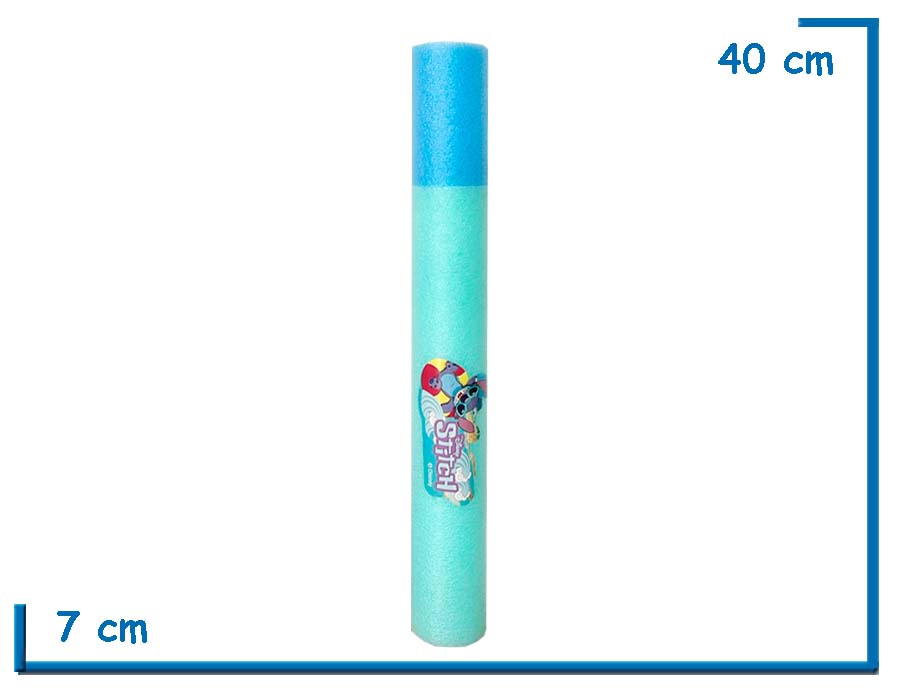 STITCH LANZA AGUAS CELESTE 40CM