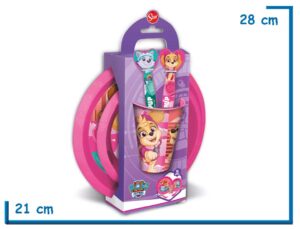 PAW PATROL SKYE SET DE VAJILLA 5 PIEZAS