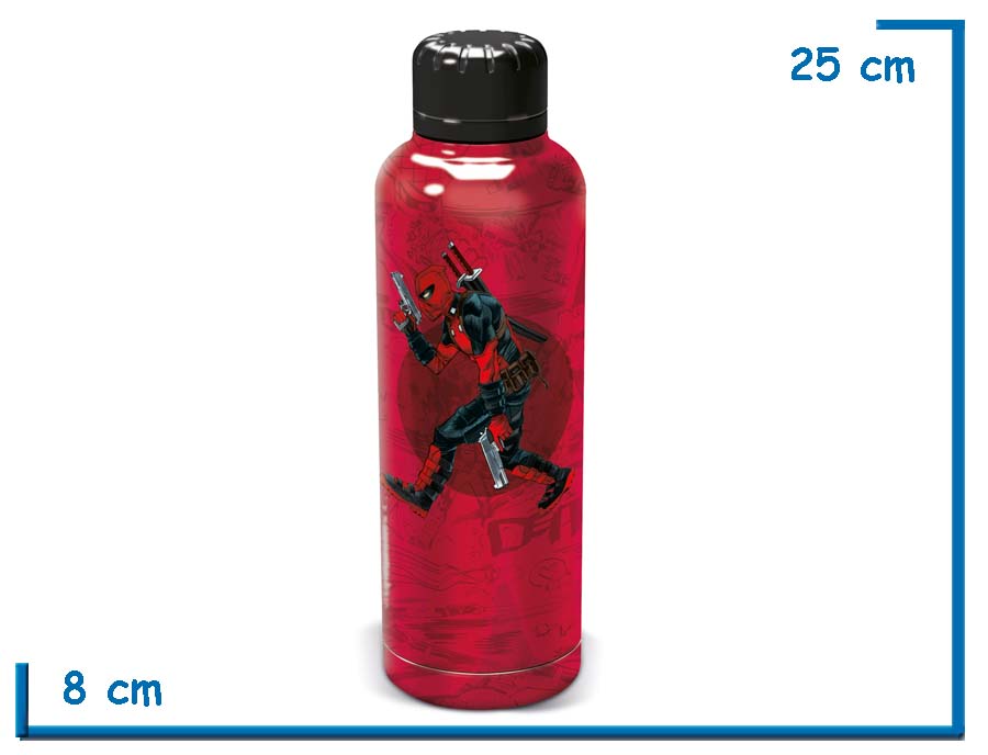 DEADPOOL BOTELLA 515 ML STAINLESS STEEL