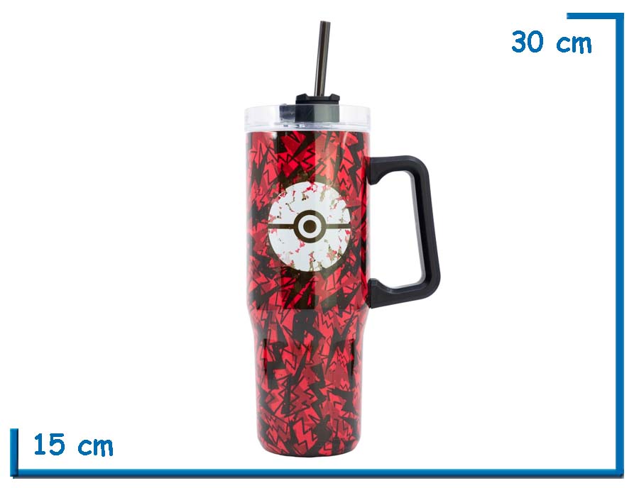 POKEMON TUMBLER TERMICO INSULATED STAINLESS STEEL 940ML