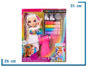 MGA RAINBOW HIGH AIRBRUSH & CREATE TRENZAS