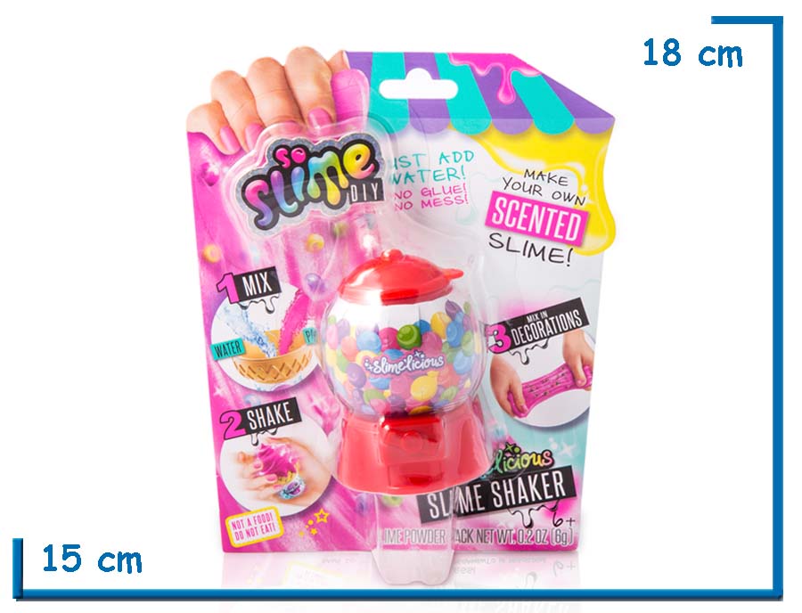 SO SLIME DIY BUBBLE GUM SCENTED SLIMELICIOUS SLIME SHAKER