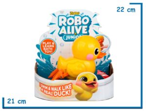 ZURU ROBO ALIVE JUNIOR DUCK PLAY & LEARN BATH TOY