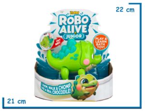 ZURU ROBO ALIVE JUNIOR CROCODILE PLAY & LEARN BATH TOY