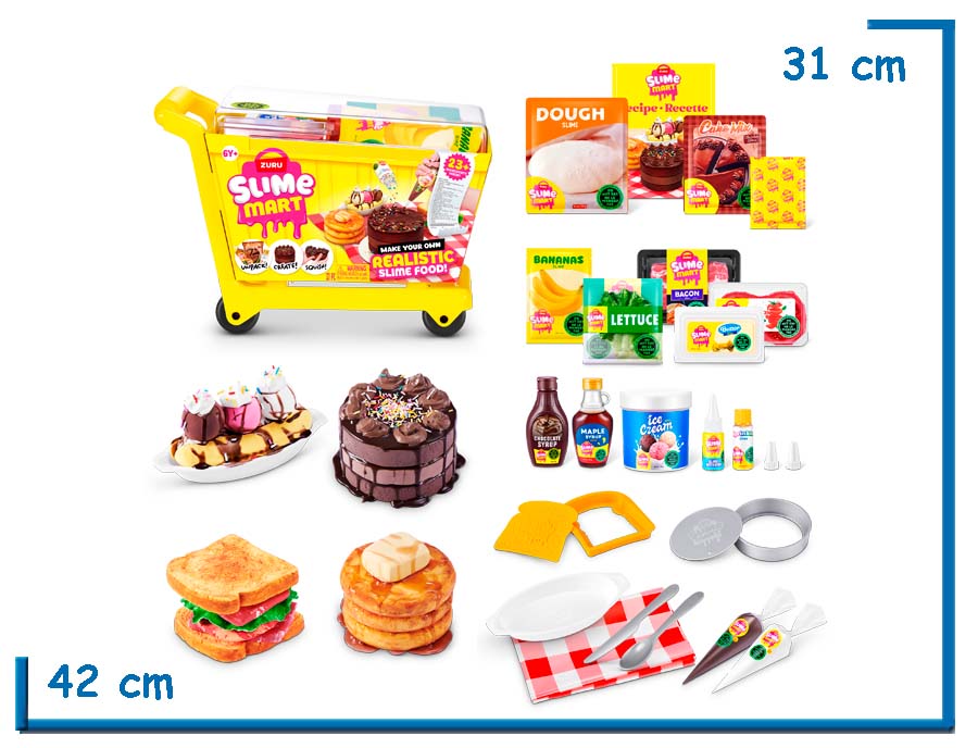 ZURU SLIME MART CHANGUITO DE COMPRAS CREA TU COMIDA FAVORITA