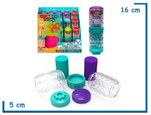 WONDER FACTORY MASA VIOLETA Y ARENA TURQUESA 2-PACK