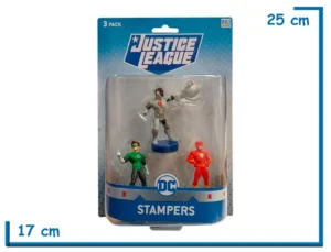 JL SELLOS X3 CYBORG, GREEN LANTERN, FLASH
