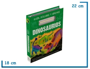 LIBRO RASPA, DESCUBRE Y APRENDE DINOSAURIOS