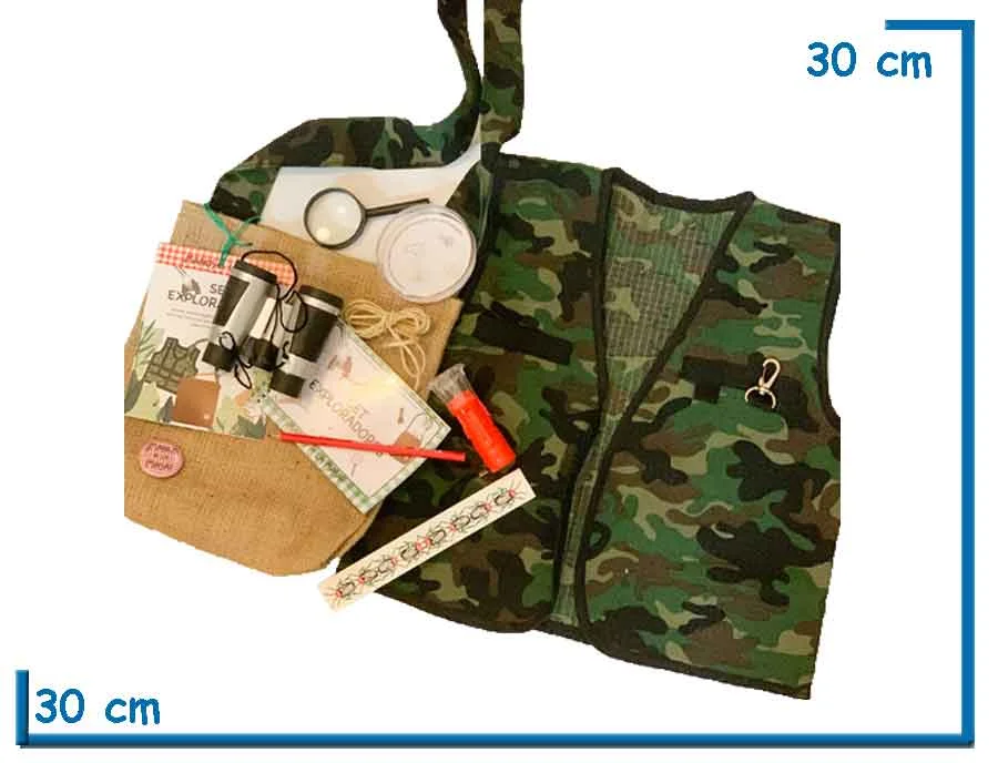 2X1 KIT DE EXPLORADORES CON CHALECO