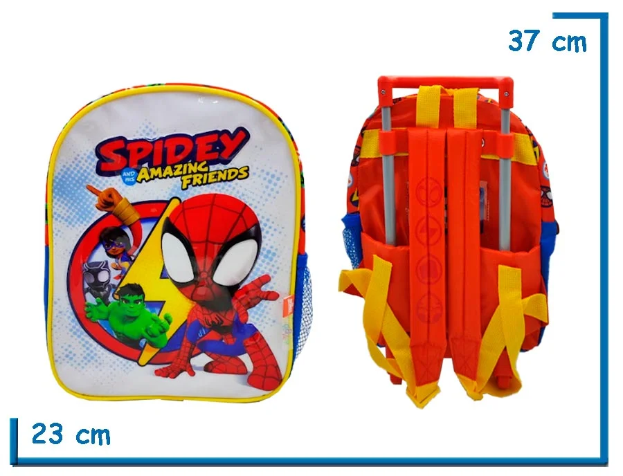 MOCHILA CARRO 12″ SPIDEY AF ROJA