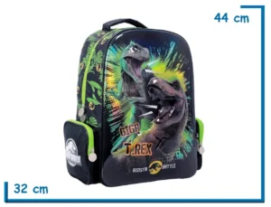 MOCHILA ESPALDA 17" JURASSIC WORLD GIGA T.REX RELIEVE