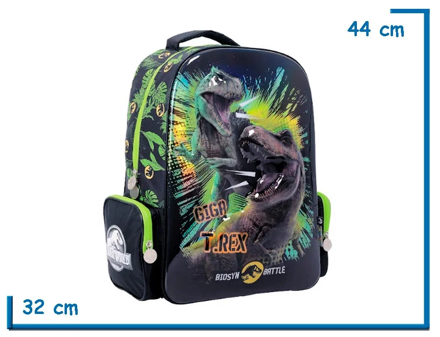 MOCHILA ESPALDA 17″ JURASSIC WORLD GIGA T.REX RELIEVE