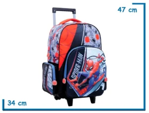 MOCHILA CARRO 18" SPIDER-MAN ARAÃ‘AS RELIEVE
