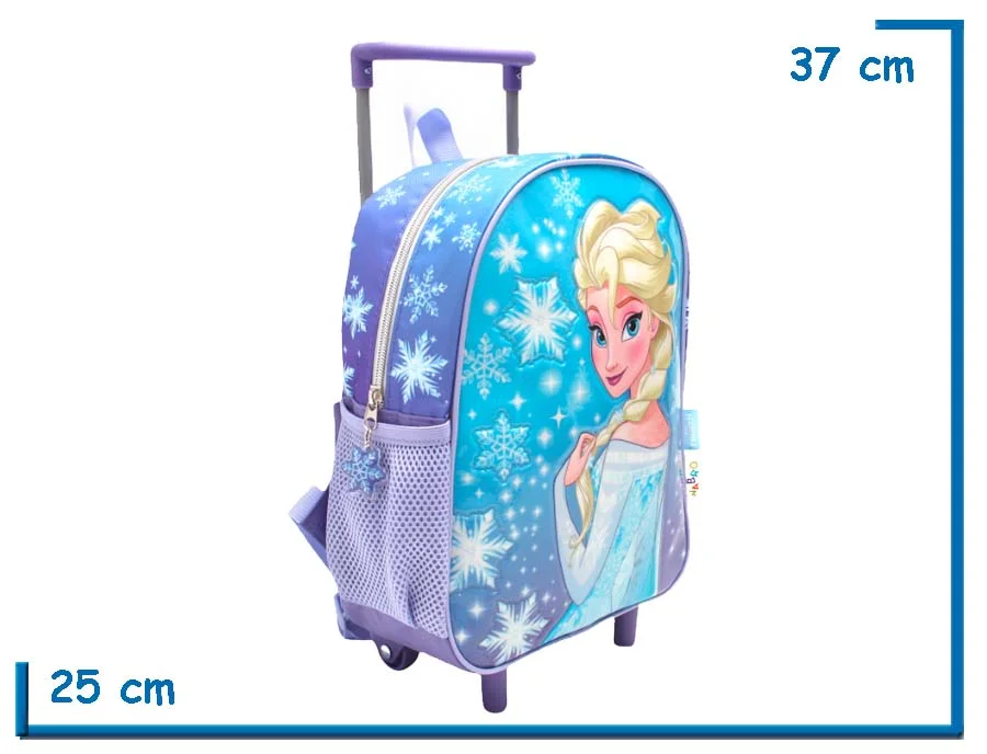 MOCHILA CARRO 12″ FROZEN ELSA ICE POWERS