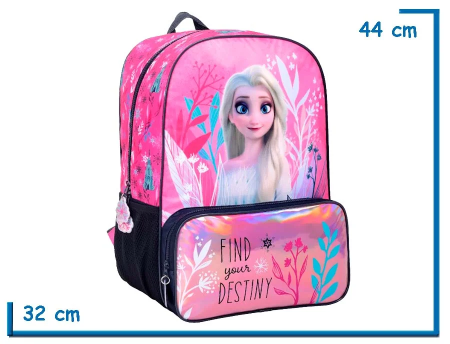 MOCHILA ESPALDA 17″ FROZEN NEGRA FIND YOUR DESTINY