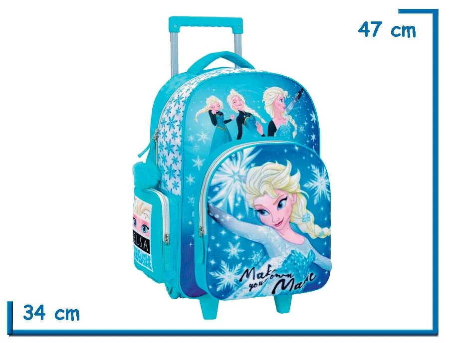 MOCHILA CARRO 18″ FROZEN MAKE YOUR OWN MAGIC