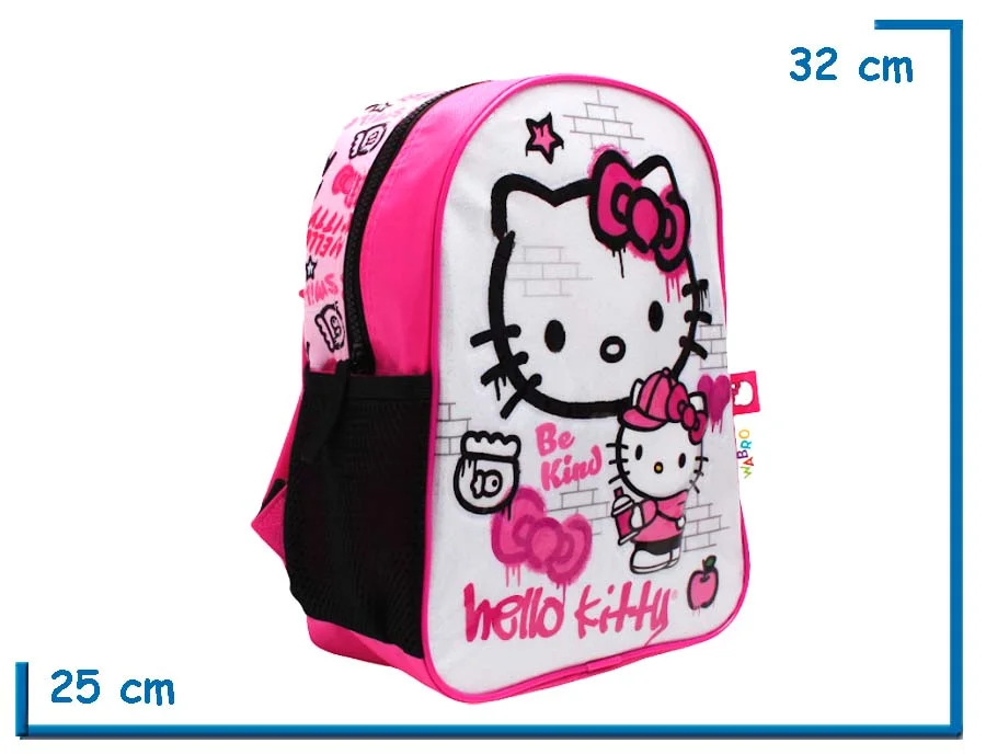 MOCHILA ESPALDA 12″ HELLO KITTY ROSA BE KIND