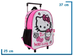 MOCHILA CARRO 12″ HELLO KITTY ROSA BE KIND