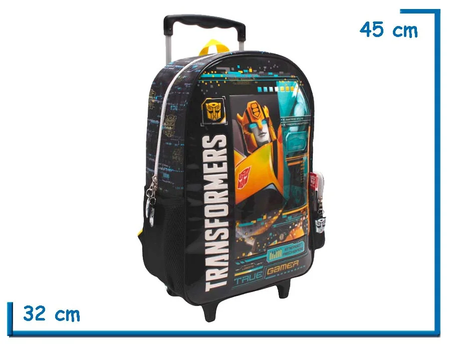 MOCHILA CARRO 16″ TRANSFORMERS BUMBLEBEE TRUE GAMER