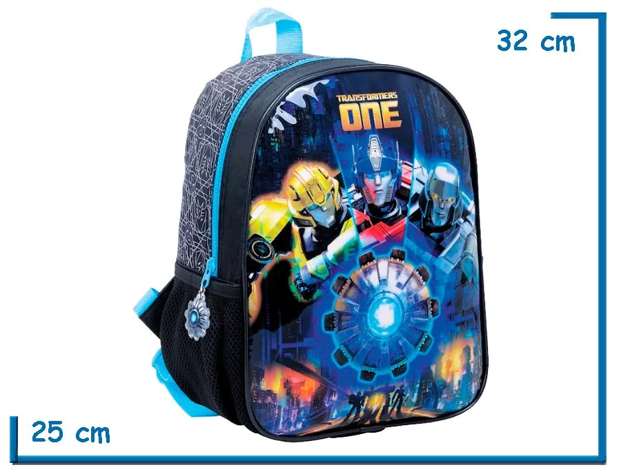 MOCHILA ESPALDA 12″ TRANSFORMERS NEGRA ONE